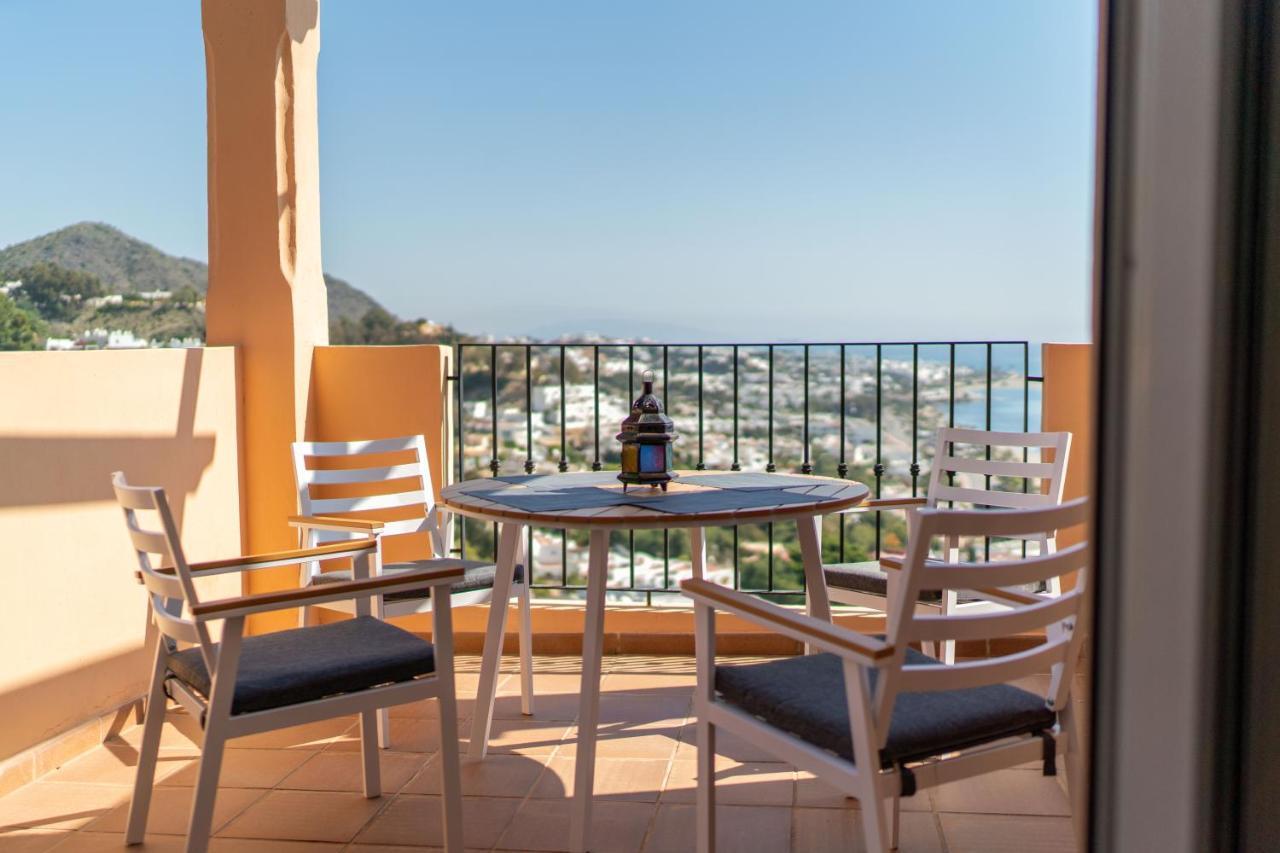 Chalet Con Vistas Al Mar Y Piscina Mojácar Exteriör bild