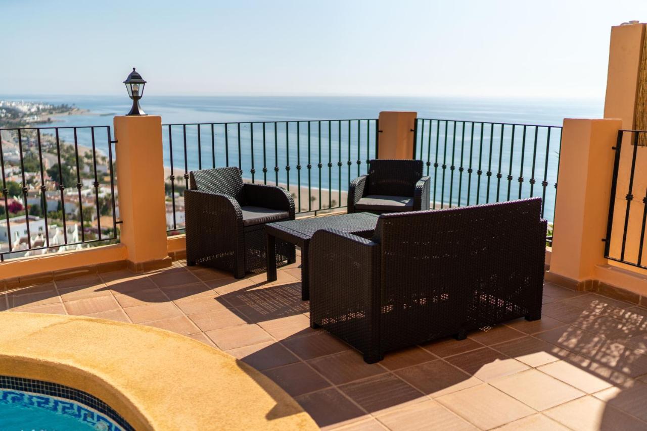 Chalet Con Vistas Al Mar Y Piscina Mojácar Exteriör bild
