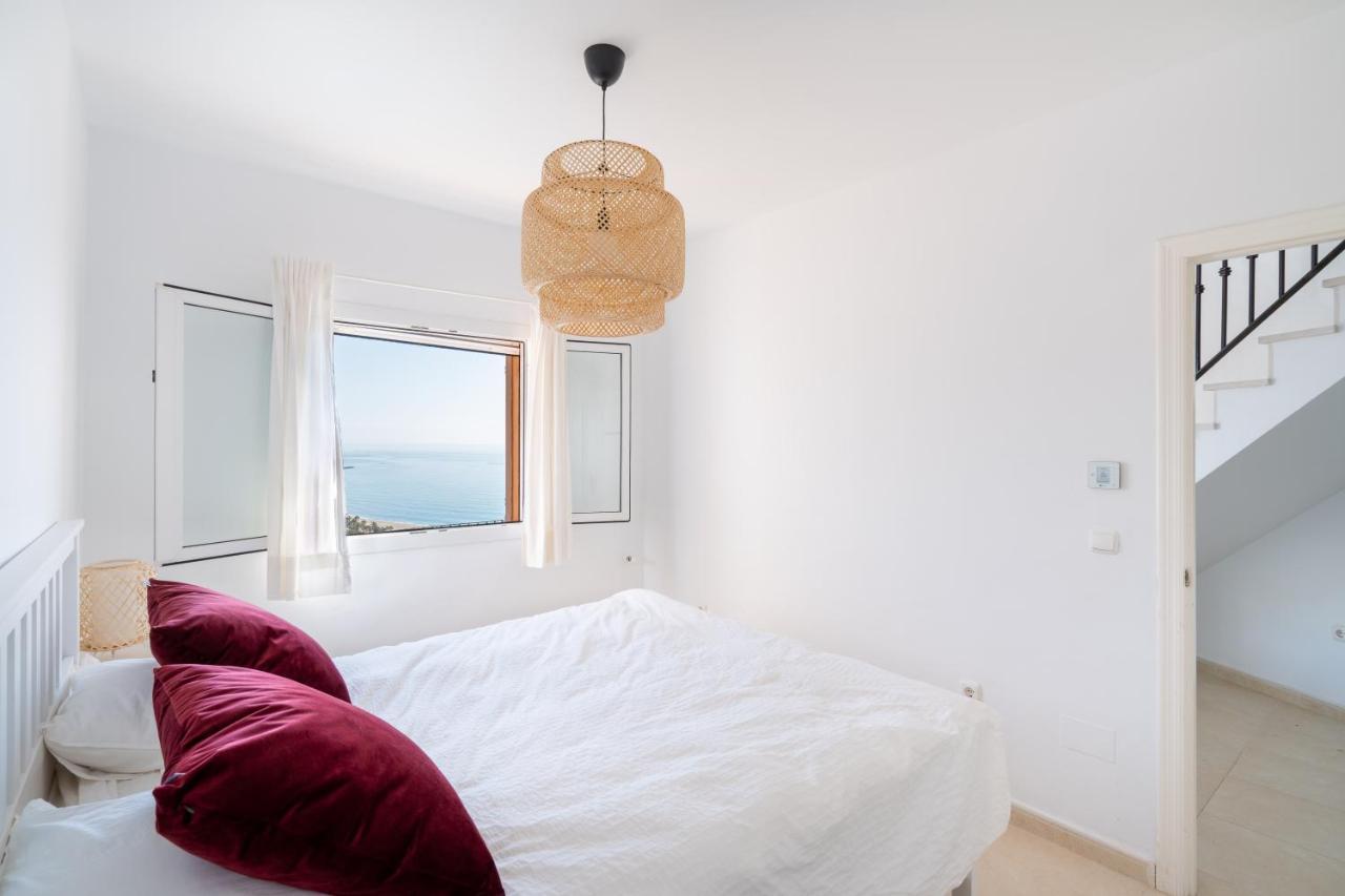 Chalet Con Vistas Al Mar Y Piscina Mojácar Exteriör bild