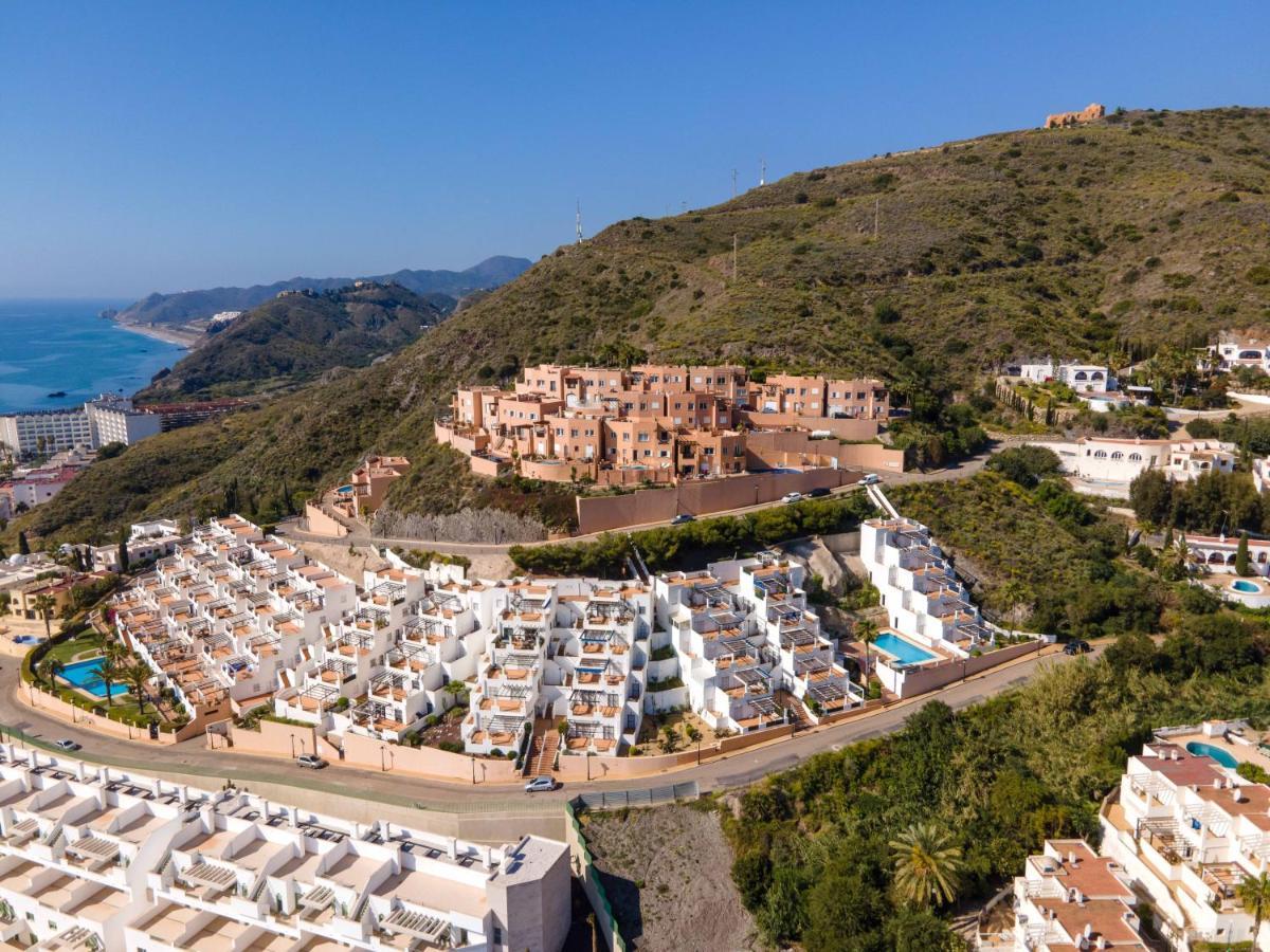 Chalet Con Vistas Al Mar Y Piscina Mojácar Exteriör bild