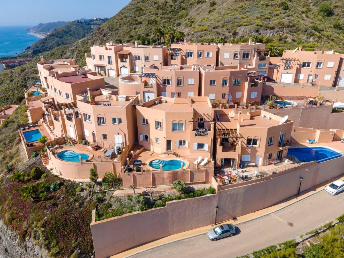 Chalet Con Vistas Al Mar Y Piscina Mojácar Exteriör bild