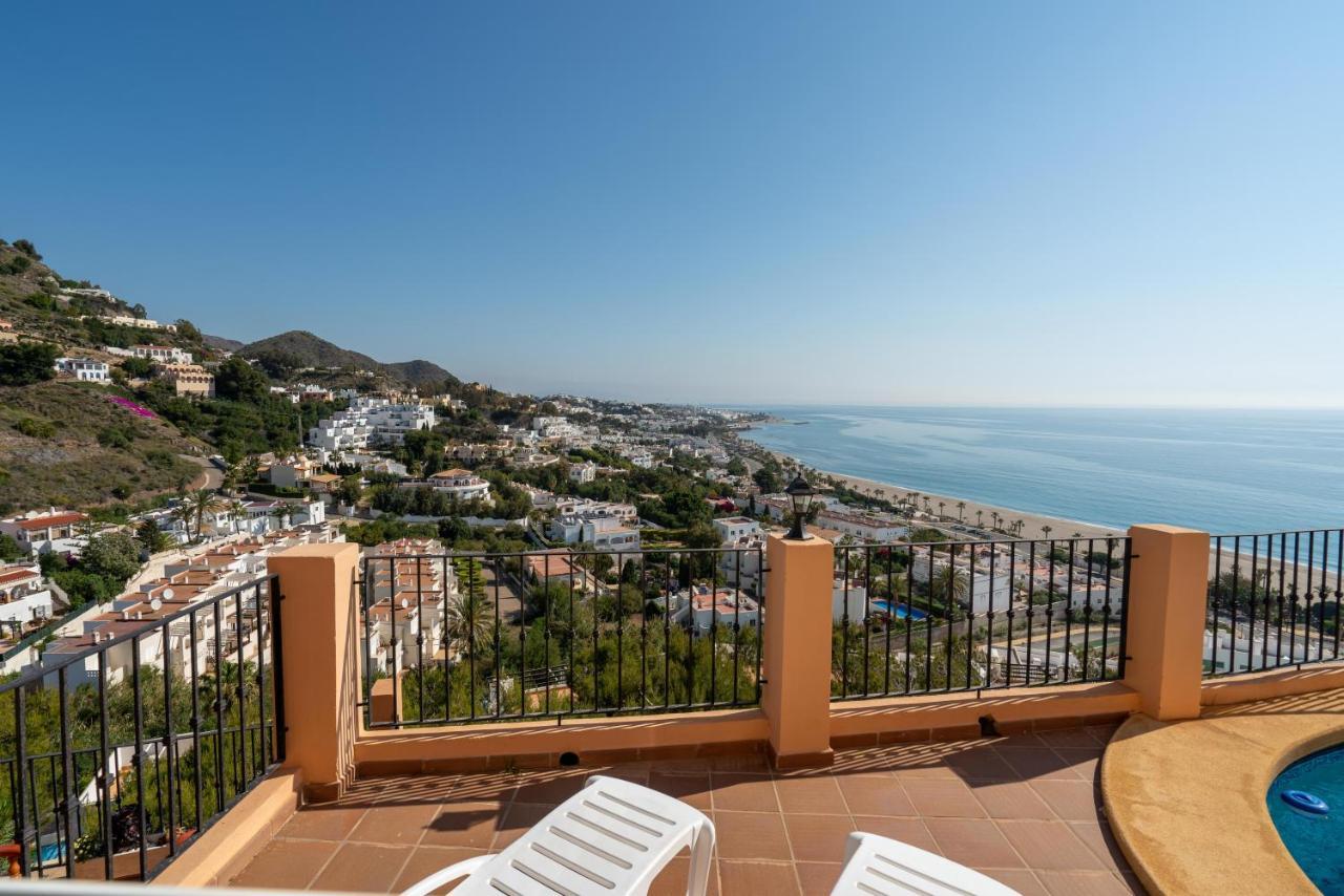 Chalet Con Vistas Al Mar Y Piscina Mojácar Exteriör bild