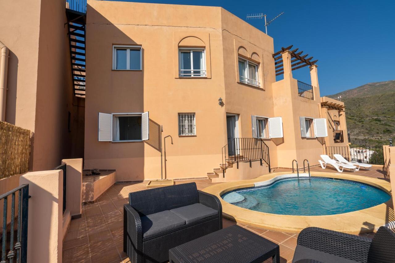 Chalet Con Vistas Al Mar Y Piscina Mojácar Exteriör bild