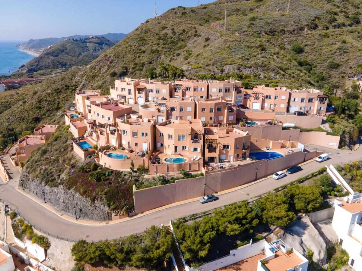 Chalet Con Vistas Al Mar Y Piscina Mojácar Exteriör bild